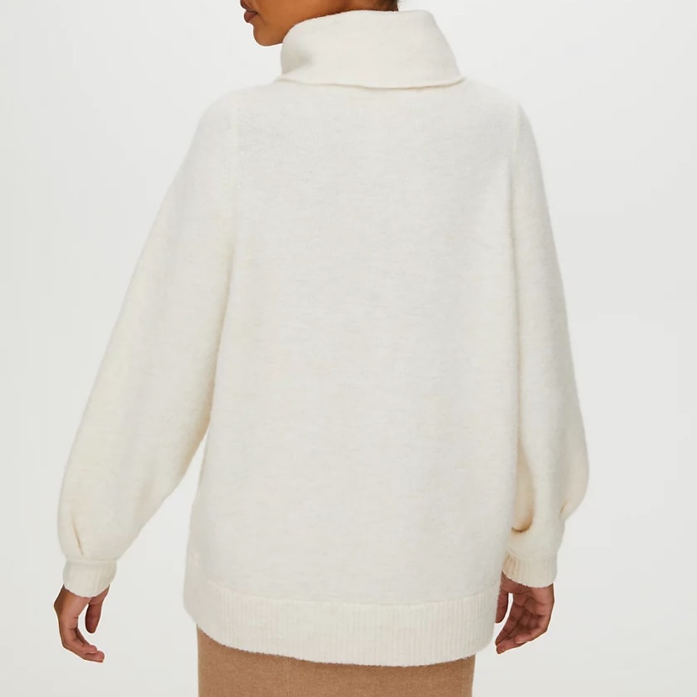 New Aritzia The Group Adichie Wool Sweater in Black - Picture 5 of 7
